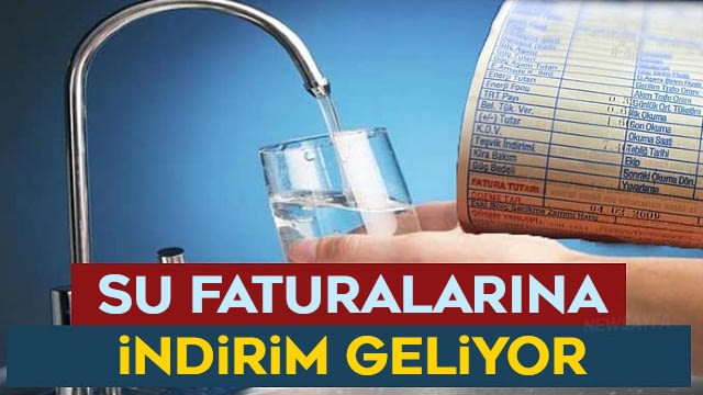İstanbul'da su faturalarına ne kadar indirimli gelecek?